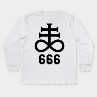 Sigil Of Leviathan 666 Kids Long Sleeve T-Shirt